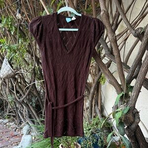 Vintage Barneys New York CO-OP Knit Sweater with Tie